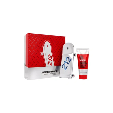 Set Carolina Herrera 212 Heroes Edt 90ml Shower Gel 100ml