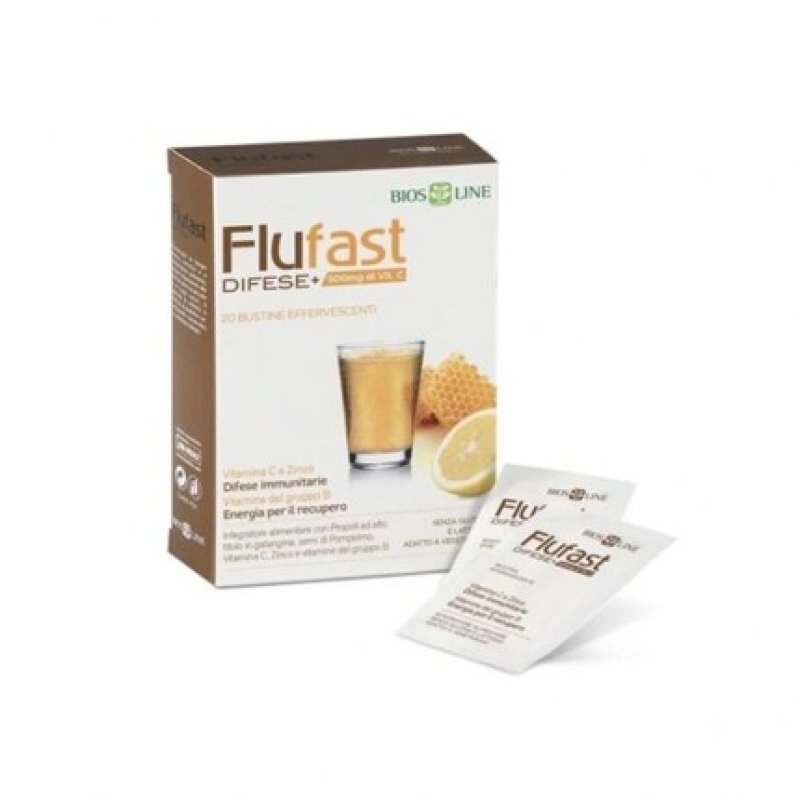 BIOS LINE Flufast Difese Seasonal Defence Supplement 20 Sachets