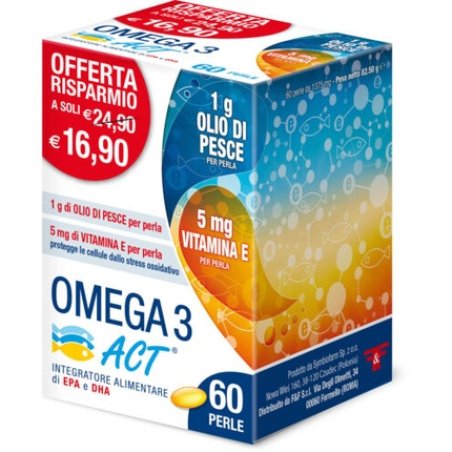 Omega 3 Act 1g Dietary Supplement 60 Pearls