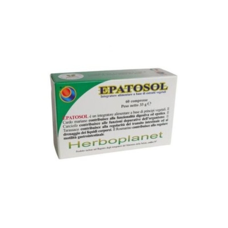 HERBOPLANET Epatosol Digestive Aid Supplement 60 Tablets