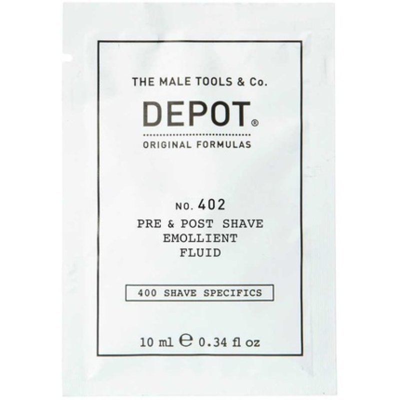 Depot Pre And Post Shave Emollient Lotion For Face - 10 Ml