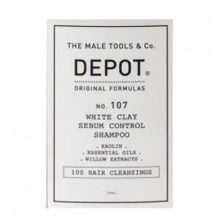 Depot Nr. 107 Whiteclay Sebumcontrol 10ml Oily Hair Shampoo