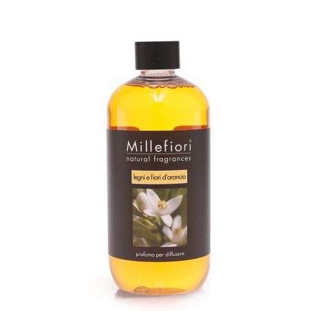 Millefiori Natural Fragrance Diffuser Refill Legni E Fiori D'Arancio 500ml/16.9oz