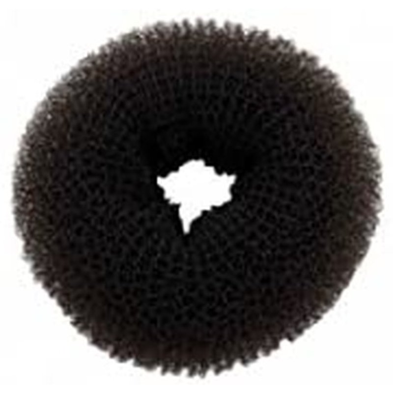 Mp Hair Black Round Crepe, 9 Cm