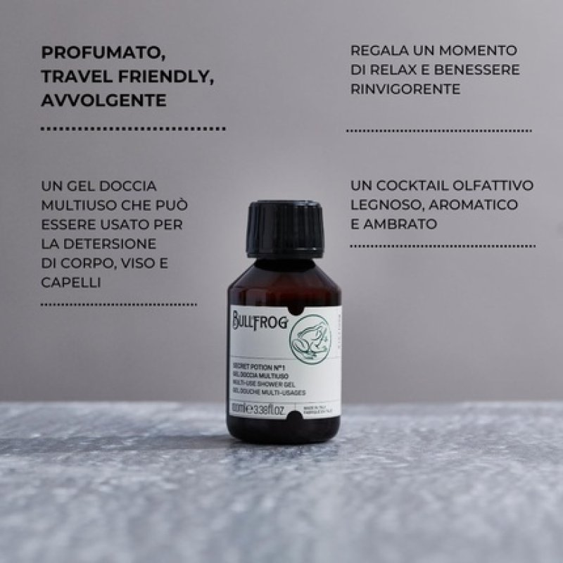 Bullfrog Multi-Use Shower Gel 100ml