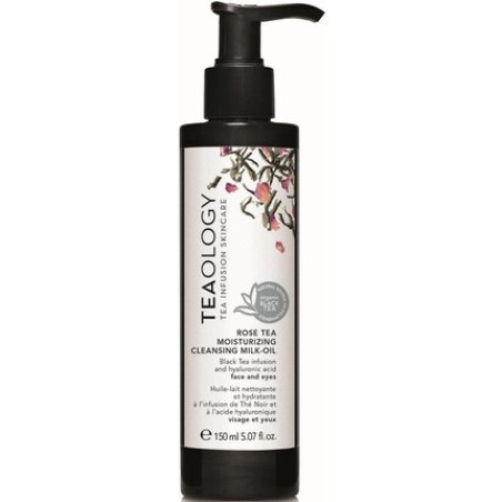 Teaology Rose Tea Moisturizing Cleansing Milk-Oil - Cleansing Milk Face - With Hyaluronic Acid - 150 Ml