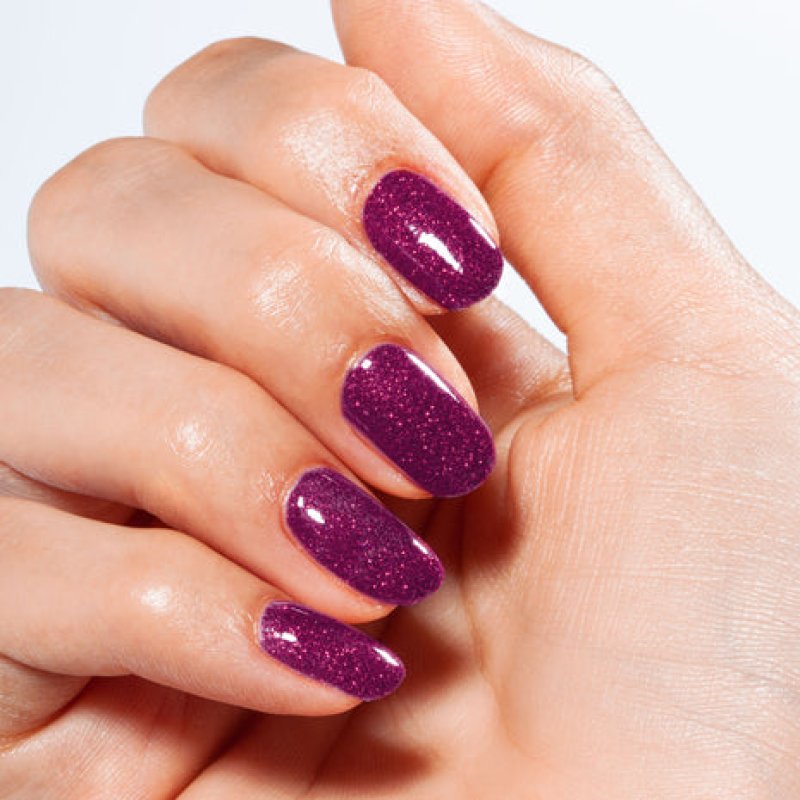 Mesauda Nail Pro MNP Purple Glitter vernis à ongles avec gel 10 ml Violet