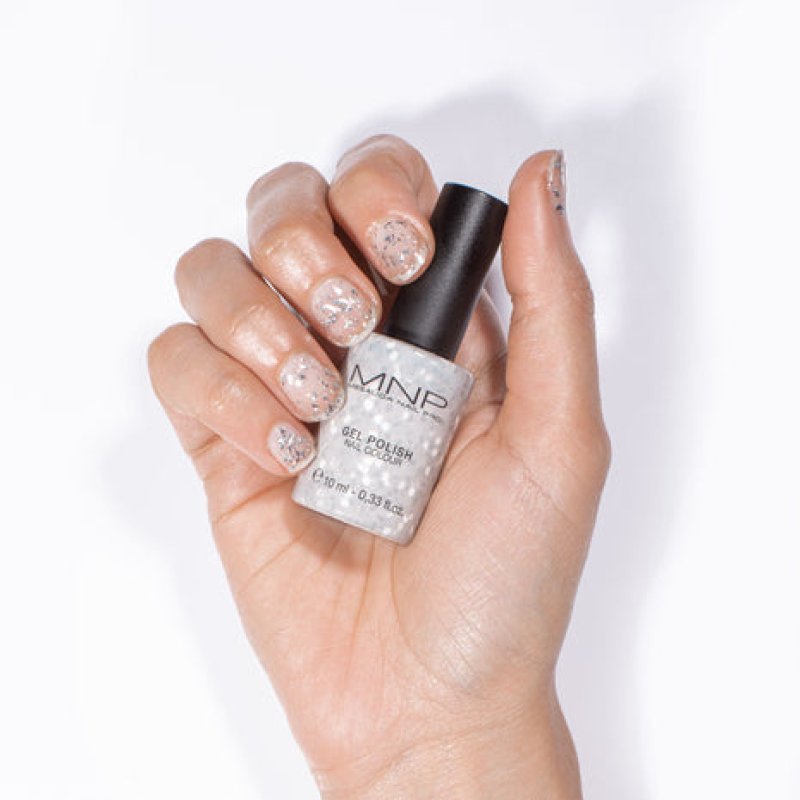 Mesauda Nail Pro MNP Heavy Metal vernis à ongles avec gel 10 ml Transparent