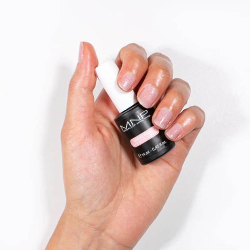 Mesauda Nail Pro MNP Coloured Base Coat for Nail Polish Gel and Gel, Chiffon, 14ml