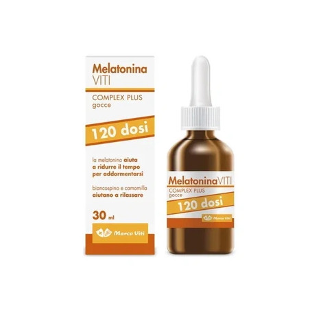 Marco Viti Pharmaceuticals Melatonin Viti Complex Plus Drops Sleep Supplement 30 Ml