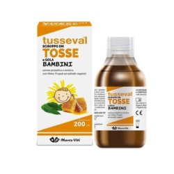 Tusseval Children's Natural Syrup Cough and Throat 200ml Honey & Propolis