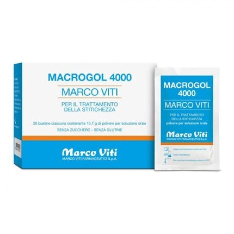 Macrogol 4000 20 Bags of 10.7g