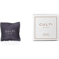 Culti Car Air Freshener Scented Sachet Milano 7x7cm Fabric Scent Cassis and Musk - Lasts 3 Months