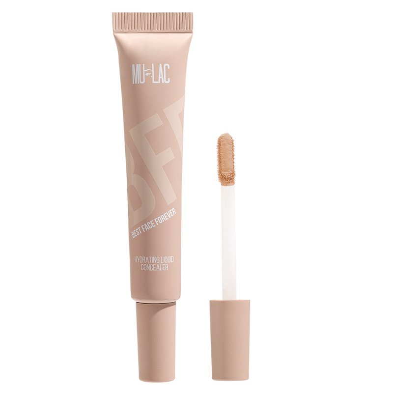 Mulac Cosmetics BFF LEO 5Y Hydrating Liquid Concealer Medium Beige with Yellow Undertone Vegan 10ml