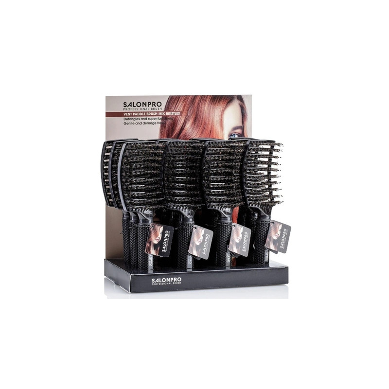 Xanitalia Pro Xan Pro Salon Professional Vent Paddle Brush Mix X12