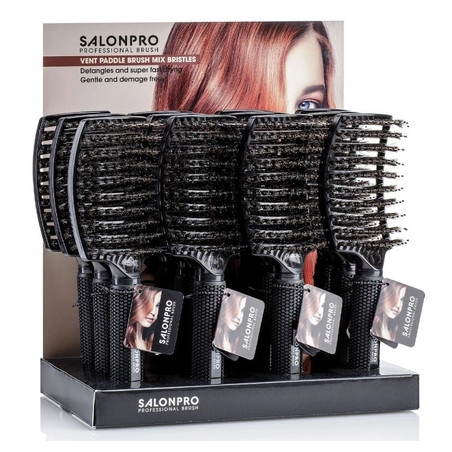 Xanitalia Pro Xan Pro Salon Professional Vent Paddle Brush Mix X12