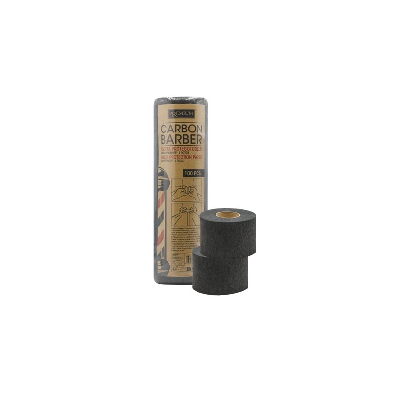 Xanitalia Pro Xan Pro Carbon Neck Paper For Barbers - 100 Bands Uv-C, 5 Pieces
