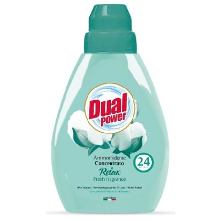 DUAL POWER AMMORBIDENTE 600 ML CONC24 MIS REALX Fabric Softener