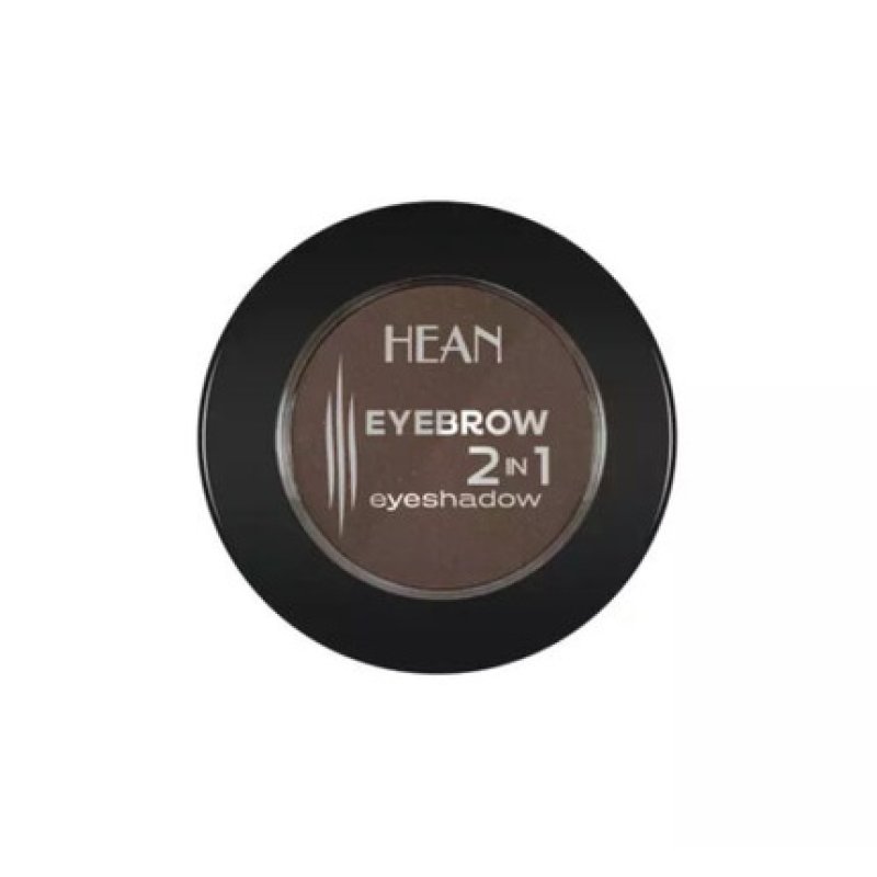 HEAN Eyebrow 2 in 1 Shadow for Eyebrow and Eye Styling 404 Brunette 1.9g