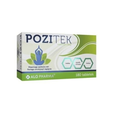 Alg Pharma Pozitek 180 Tablets
