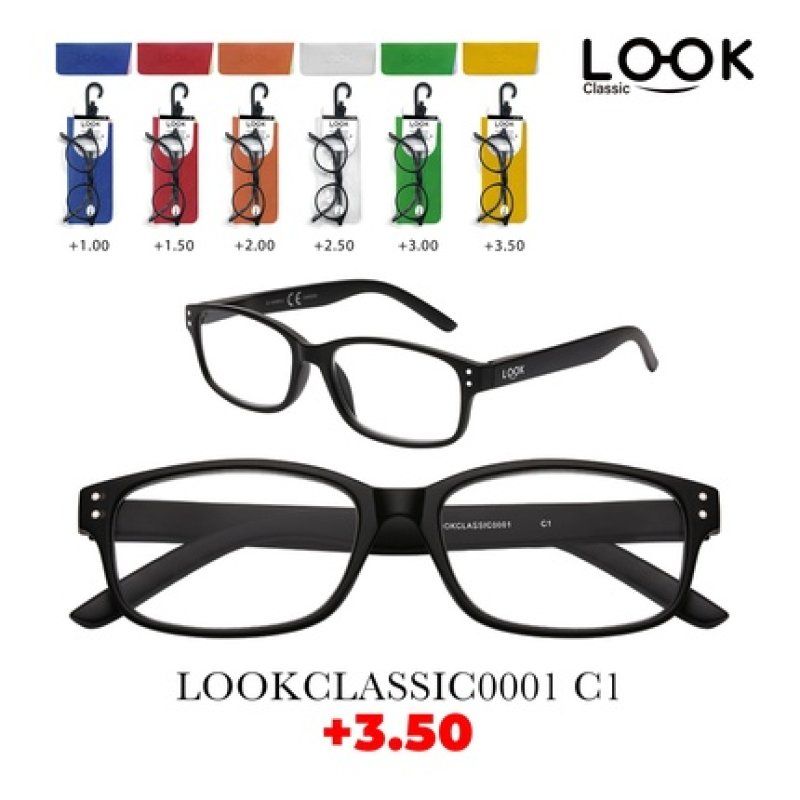Look Optics Look Classic 0001 C1 3.50 Classic Glasses