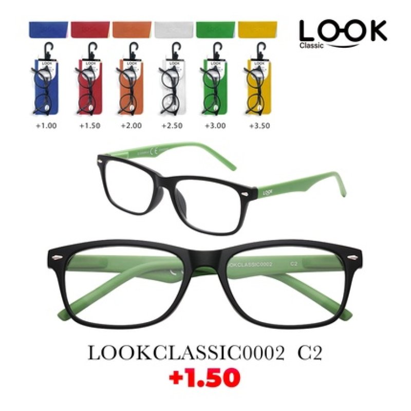 Look Optics Look Classic 0002 C2 1.50 Classic Glasses