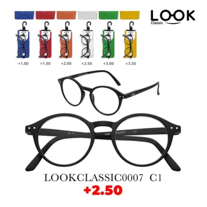 Look Optics Look Classic 0007 C1 2.50 Classic Glasses