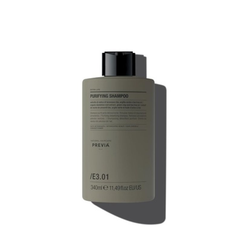 Previa Purifying Shampoo for Scalp Health - Purifying and Detoxifying