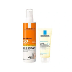 La Roche Posay Anthelios Sunscreen Spf 50 200 Ml And Lipikar Cleansing Oil Ap Anti-Redness 100 Ml