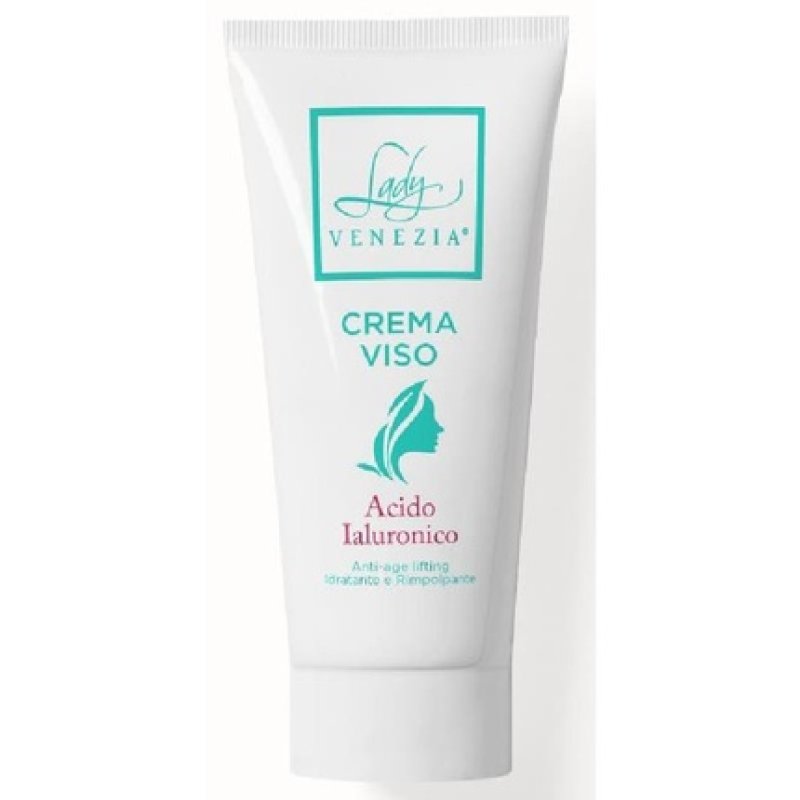 Lady Venezia Viso Crema 100ml Anti-Age Acido Ialuronic Face Cream