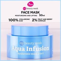 7Days Hydrating Face Mask and Cream 2 in 1 Korean Skincare with Hyaluronic Acid Face Moisturizer for Women Overnight