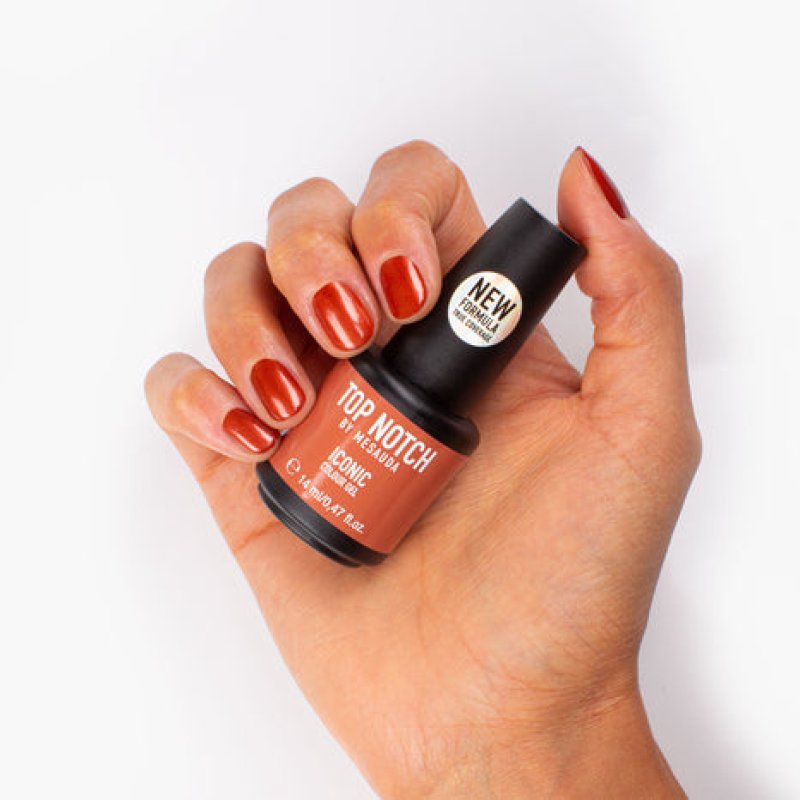 Top Notch by Mesauda Iconic Colour Gel nail polish 14 ml Red