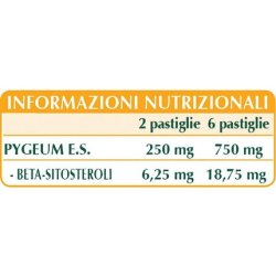 Pygeum Standardized Extract 60 Tablets - 2.5% Beta-Sitosterols