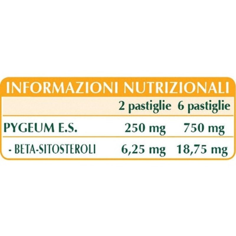 Pygeum Standardized Extract 60 Tablets - 2.5% Beta-Sitosterols