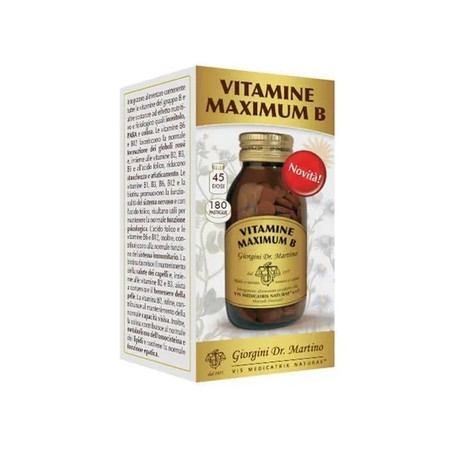 Dr. Giorgini Ser-Vis Srl Maximum B Vitamins 180 Tablets