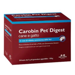 Carobin Pet Digest Granulare 30 Sachets of 5g