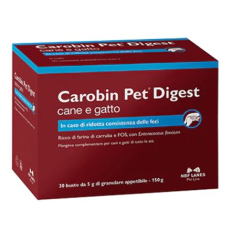 Carobin Pet Digest Granulare 30 Sachets of 5g