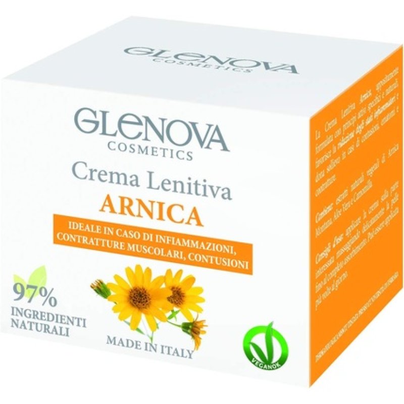 GLENOVA Cosmetics Calming Arnica Cream Ideal for Inflammation, Muscle Tension, and Bruising
