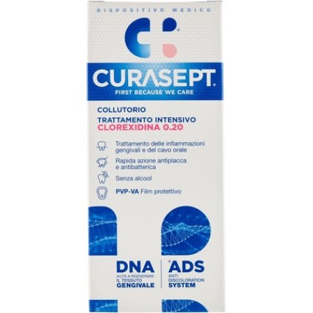 Curasept Intensive Treatment Mouthwash with 0.20 Chlorhexidine and ADS 200ml