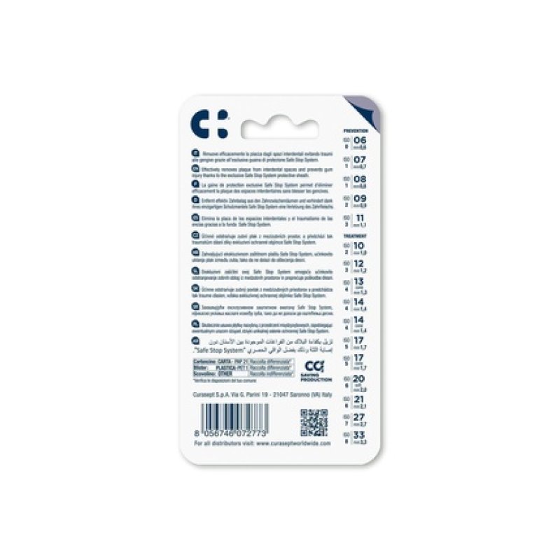 Curasept Proxi Interdental Brushes T14 Gold 1.4mm Conical Interdental Space