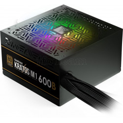 Alimentation ATX Gamdias Kratos M1-600B RGB - 600W (Noir) Bronze