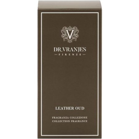 Dr. Vranjes Firenze Leather Oud Scented Glass 1250ml Oud, Leather, Vanilla, Musk & Sandalwood Scents