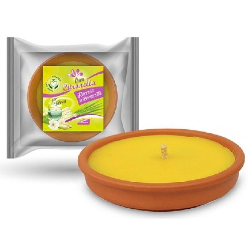Citronella Candles in Terracotta 15cm Setablu