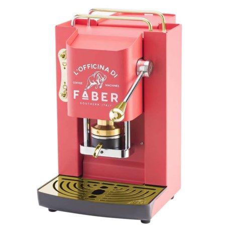 Faber Pro Deluxe Brass Coffee Maker With 44mm Ese Paper Pads