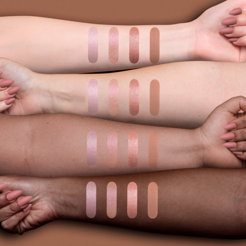 Mulac Cosmetics Pink Bronze Addicted Refill ombre à paupière 1,3 g Métallique