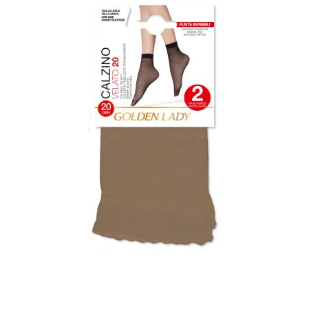 Golden Lady 5LGD Femelle Chaussettes remontant jusqu'aux genoux Marron 2 paire(s)