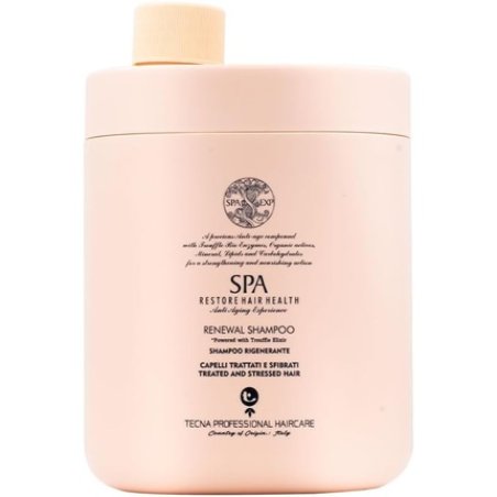 Tecna Spa Renewal Shampoo 1000ml - Regenerating Shampoo for Treated Hair