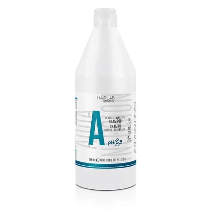 Salerm Hair Lab Neutral Balancing Dermoprotector Shampoo 1200ml - pH-Neutral - Moisturizes and Nourishes Scalp - Anti
