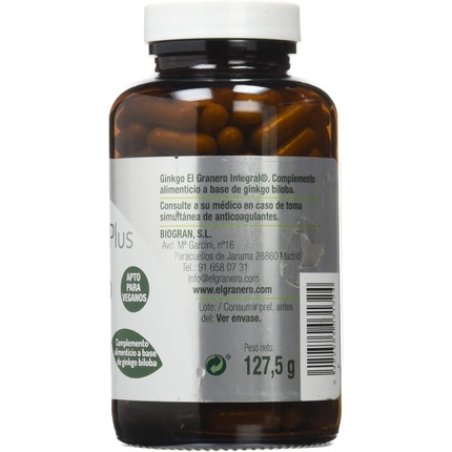 El Granero Integral Ginkgo Biloba 250 Capsules