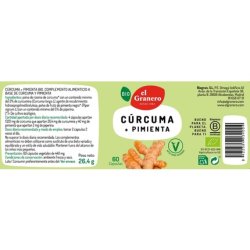 Granero S Curcumin Pepper Bio 440mg 60 Capsules